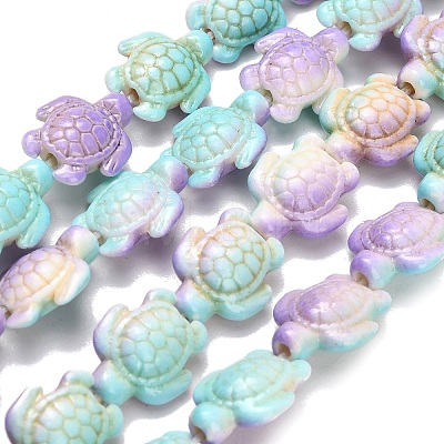Synthetic Turquoise Beads Strands TURQ-F020-C04-1
