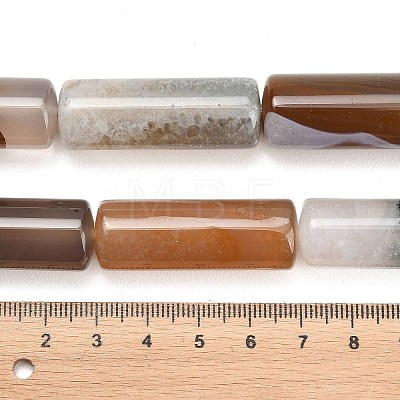 Natural Agate Beads Strands GG-L001-A01-01-1