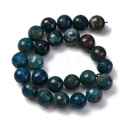 Natural Dragon Veins Agate(Dyed & Heated) Beads Strands G-K390-A01-01-1