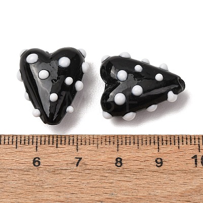 Handmade Lampwork Enamel Beads LAMP-Z025-01H-1