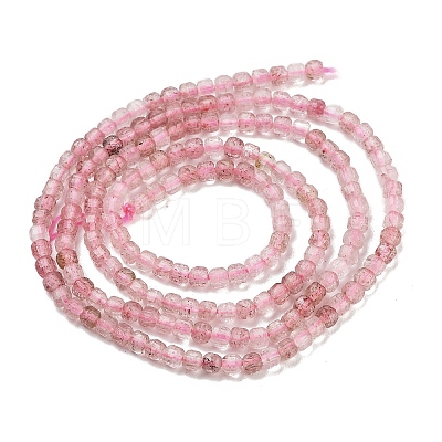 Natural Strawberry Quartz Beads Strands G-H042-B11-01A-1