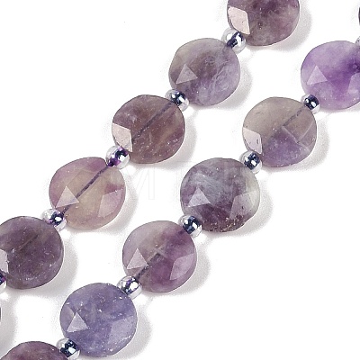 Natural Purple Tourmaline Beads Strands G-C116-A56-01-1