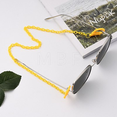 Personalized ABS Plastic Cable Chain Necklaces NJEW-JN02996-01-1