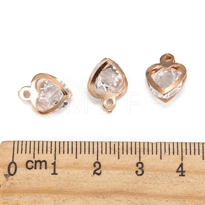 Iron Glass Charms X-IFIN-Q116-04-1