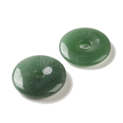 Natural Green Aventurine Chinese Safety Buckle Pendants G-B192-02A-1