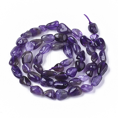 Natural Amethyst Beads Strands G-S363-006B-1