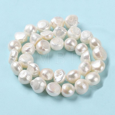 Natural Cultured Freshwater Pearl Beads Strands PEAR-E018-71-1