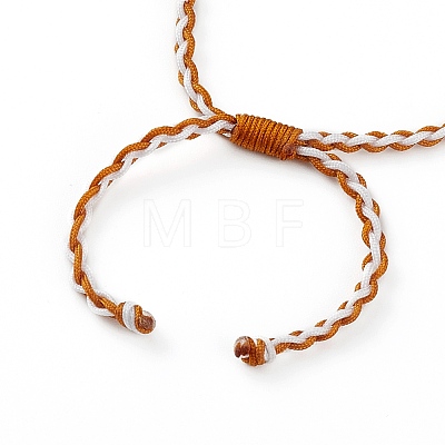 Adjustable Nylon Braided Cord Bracelet Making AJEW-JB00874-02-1