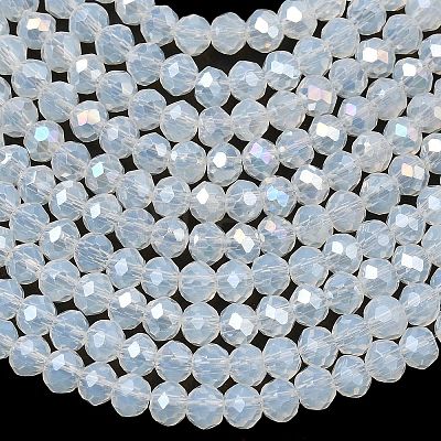 Crystal Glass Rondelle Beads Strands LS-EGLA-F049C-01-1