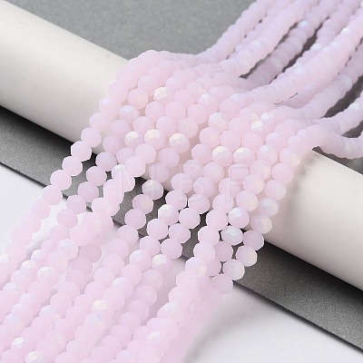 Imitation Jade Glass Beads Strands X1-EGLA-A034-J4mm-MB02-1