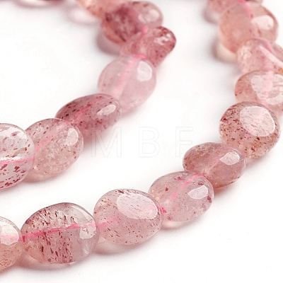 Natural Strawberry Quartz Beads Strands G-D0002-B40-1