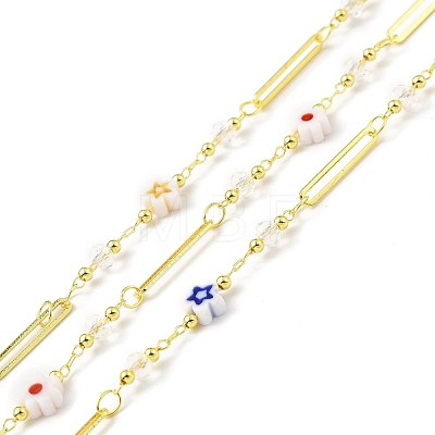 Handmade Eco-friendly Brass Long Oval Link Chain CHC-E023-14G-1