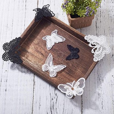 Lace Embroidery Sewing Fiber Appliques DIY-NB0002-60-1