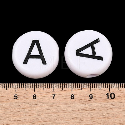 Opaque Acrylic European Beads AC-CBA3BDD-01A-1