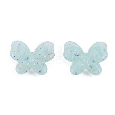 Marbled Stone Style Opaque Acrylic Beads OACR-G009-05A-1