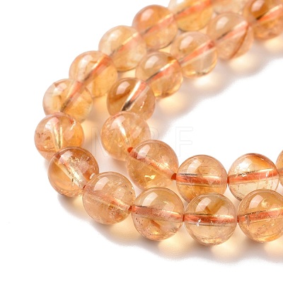 Natural Citrine Beads Strands G-E109-01B-1