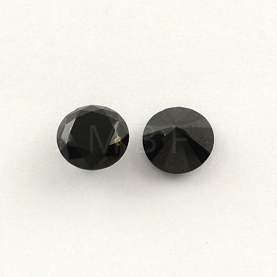 Diamond Shaped Cubic Zirconia Pointed Back Cabochons ZIRC-R004-8mm-02-1