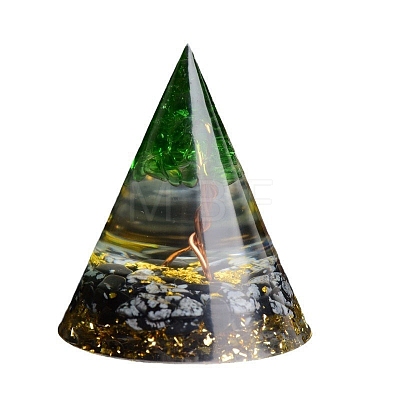 Orgonite Cone Resin Display Decorations PW-WG4EF50-01-1