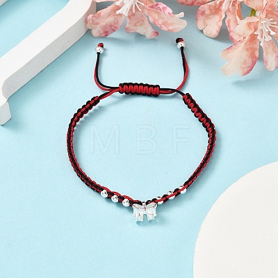 Nylon Thread Bracelets BJEW-JB11214-03-1