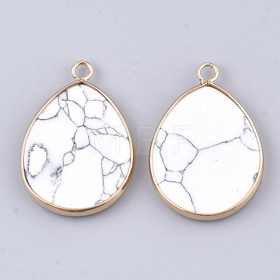 Synthetic Turquoise Pendants G-S344-57H-1