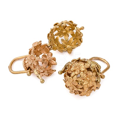 Brass Hollow Cage Pendants LS-KK-P094-14-1