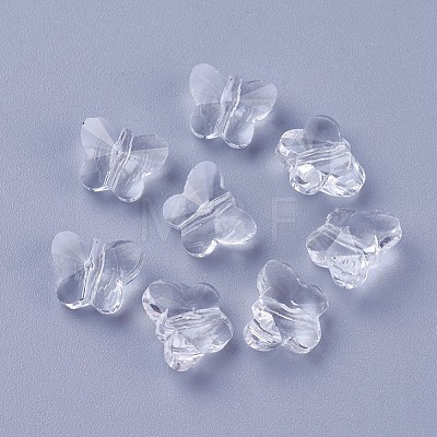 Transparent Glass Beads GLAA-P037-02A-28-1