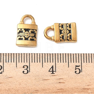 304 Stainless Steel Enamel Pendants STAS-I346-37G-1