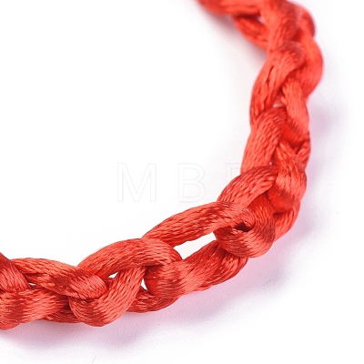 Adjustable Nylon Thread Braided Cord Bracelet BJEW-JB04330-02-1