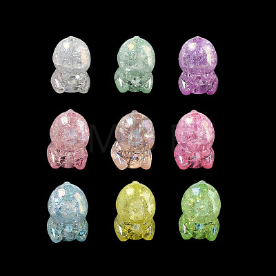 Transparent Crackle Acrylic Beads AC-CBA4496-03-1