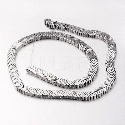 Electroplate Non-magnetic Synthetic Hematite Bead Strands G-F300-19-01-1