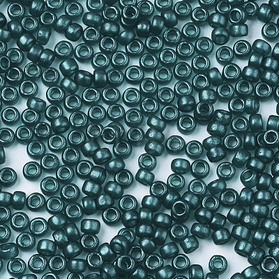 Frosted Opaque Glass Seed Beads SEED-S042-06A-01-1