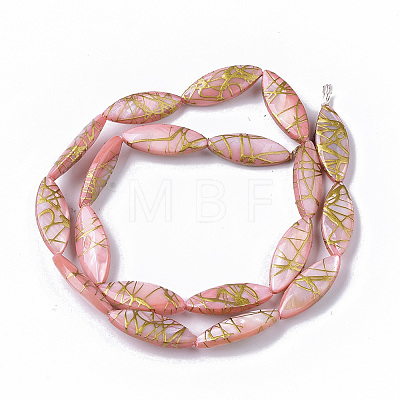 Drawbench Freshwater Shell Beads Strands X-SHEL-T014-008B-04-1