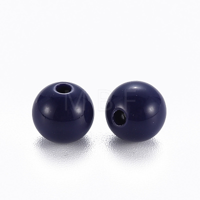 Opaque Acrylic Beads MACR-S370-C8mm-A19-1