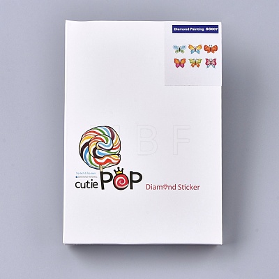 DIY Diamond Painting Stickers Kits For Kids DIY-F051-04-1
