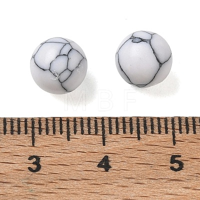 Dyed Synthetic Turquoise Sphere Beads GG-CBA391B-02B-02-1