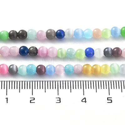Cat Eye Beads Strands X-CE-F022-4mm-01-1