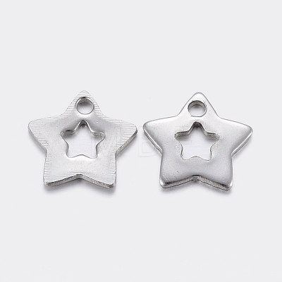 304 Stainless Steel Charms STAS-F159-57P-1