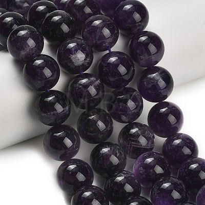 Natural Chevron Amethyst Beads Strands G-I222-16mm-01-1