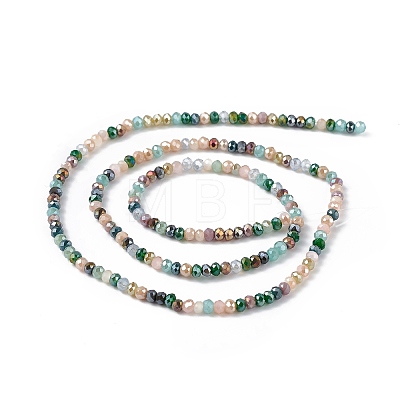 Electroplate Glass Beads Strands EGLA-I015-04B-1