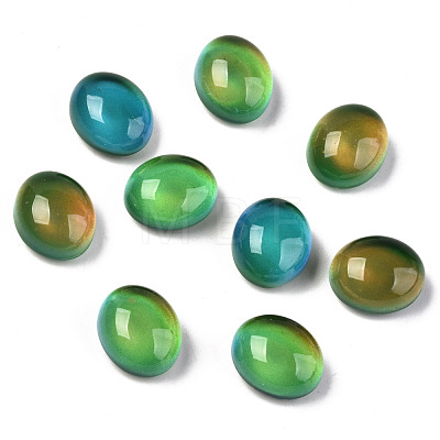 Glass Cabochons GLAA-R218-03-1