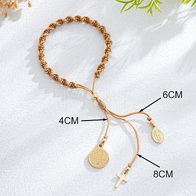 Easter Handmade 304 Stainless Steel Charm Bracelets XV6209-1-1