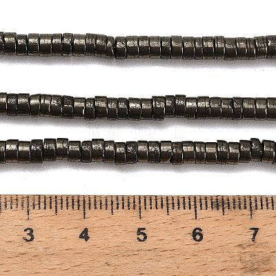 Natural Gold Pyrite/Golden Pyrite Beads Strands G-F833-J01-01-1