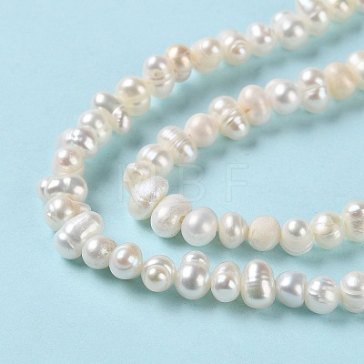 Natural Cultured Freshwater Pearl Beads Strands PEAR-E018-45-1
