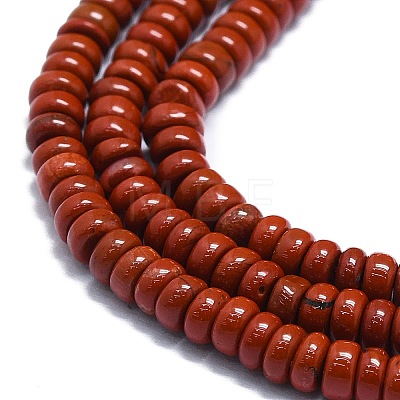 Natural Red Jasper Beads Strands G-K245-B10-01-1