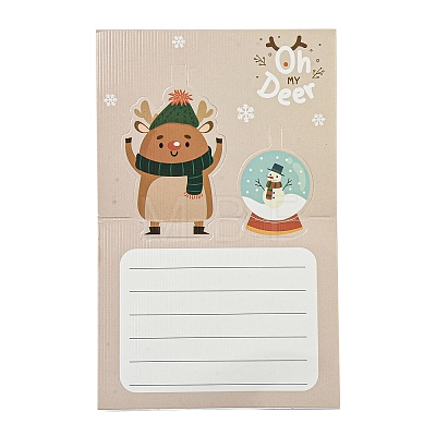 Christmas Paper Congratulation Card DIY-B080-03-1