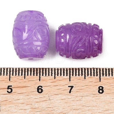 Natural Myanmar Jade Dyed Beads G-D364-09B-1