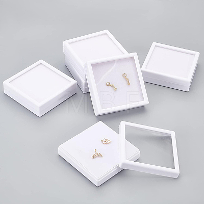 Plastic Jewelry Set Box OBOX-BC0001-06B-1