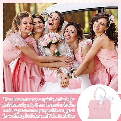 Handbag Shaped Paper Wedding Candy Gift Boxes CON-WH0115-38-1