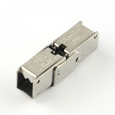 Smooth Surface 201 Stainless Steel Watch Band Clasps STAS-R063-89-1