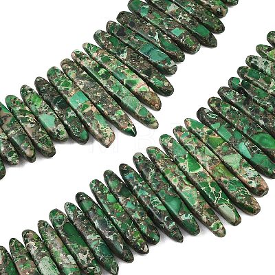 Synthetic Imperial Jasper Graduated Beads Strands G-L647-C01-01B-1